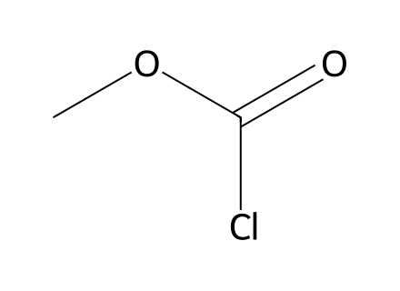 Methyl Chloroformate molecular structure
