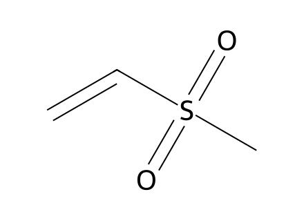Methyl Vinyl Sulfone molecular structure