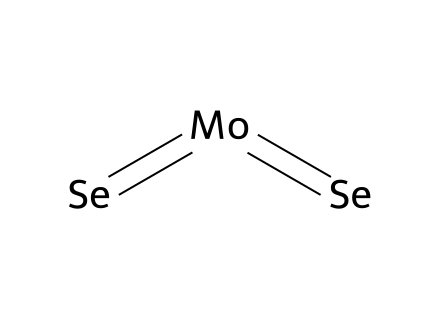 Molybdenum(IV) selenide molecular structure