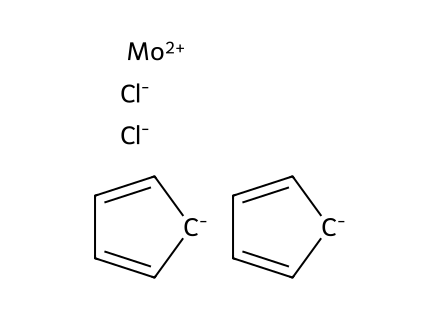 Molybdocene Dichloride structural formula