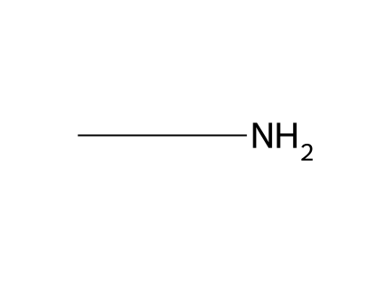 Monomethylamine molecular structure