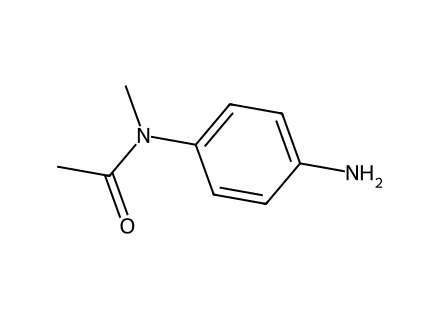 n-4-aminophenyl-n-methylacetamide molecular structure