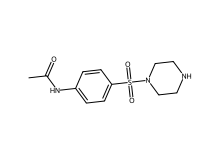 N-[4-(Piperazine-1-sulfonyl)-phenyl]-acetamide molecular structure