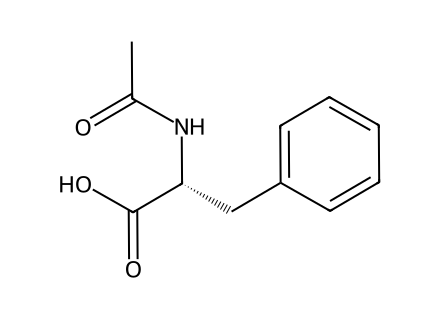 N-Acetyl-D-Phenylalanine molecular structure