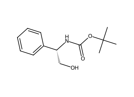N-Boc-L-alpha-phenylglycinol molecular structure