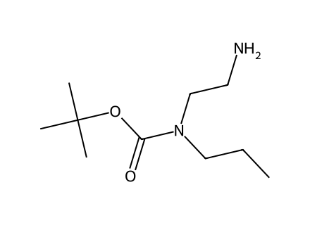 N-Boc-N-n-propylethylenediamine molecular structure