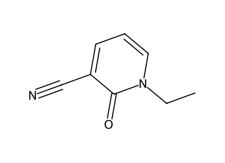 N-Ethyl-3-Cyano-2-Pyridone molecular structure