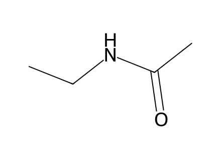 N-Ethyl Acetamide molecular structure