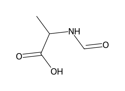 N-Formyl-DL-Alanine molecular structure