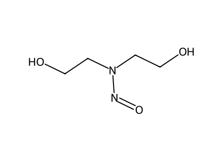 N-Nitrosodiethanolamine molecular structure