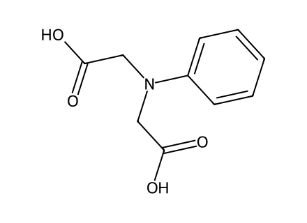 N-Phenyliminodiacetic acid molecular structure