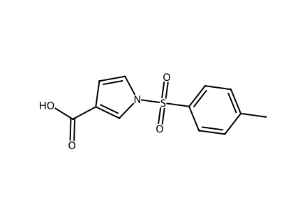 N-Tosyl-pyrrole-3-carboxylic acid molecular structure