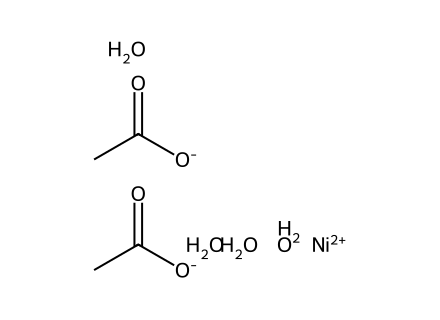 Nickel Acetate Tetrahydrate molecular structure