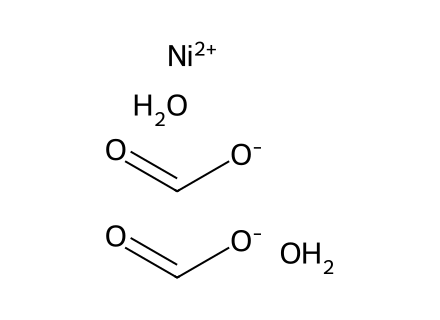 Nickel(II) formate dihydrate molecular structure