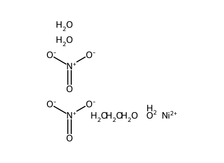 Nickel Nitrate Hexahydrate molecular structure