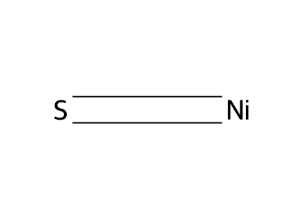 Nickel Sulfide, #150 Mesh molecular structure