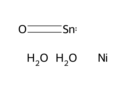 Nickel tin oxide dihydrate molecular structure