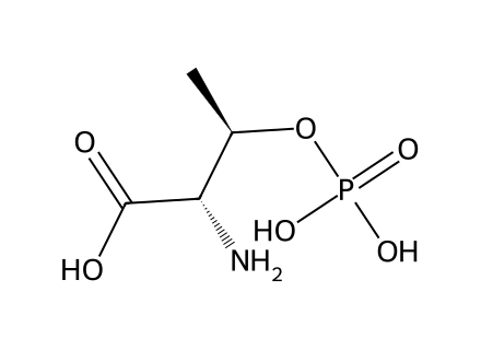 O-Phospho-L-Threonine molecular structure