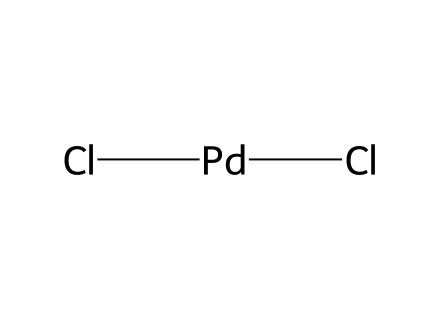 Palladium (II) chloride molecular structure