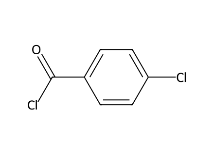 Para Chloro Benzoyl Chloride molecular structure