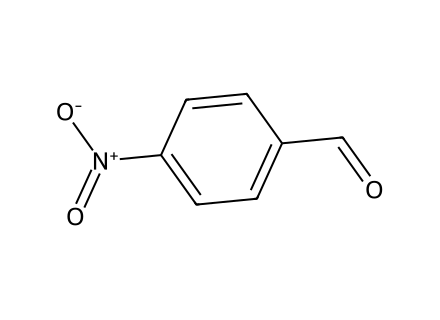 Para Nitrobenzaldehyde molecular structure