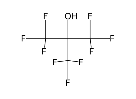 Perfluoro-tert-Butyl Alcohol molecular structure