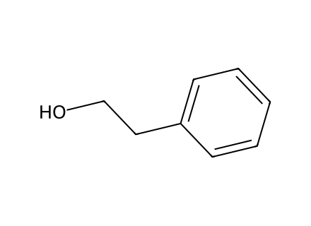 Phenyl Ethyl Alcohol molecular structure