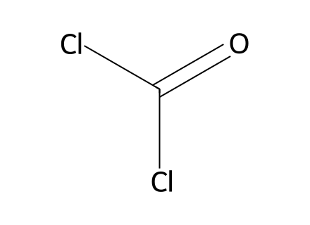 Phosgene molecular structure