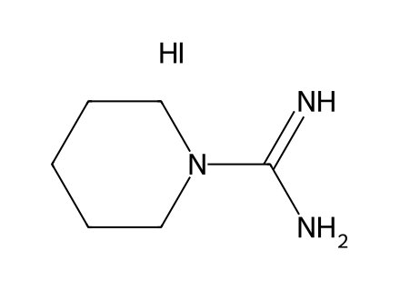 Piperidine-1-carboximidamide hydroiodide molecular structure