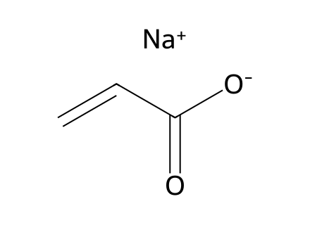 Poly(Acrylic Acid, Sodium Salt), 45 Wt molecular structure