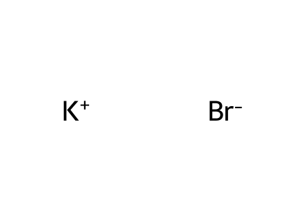 Potassium bromide, ultra dry molecular structure