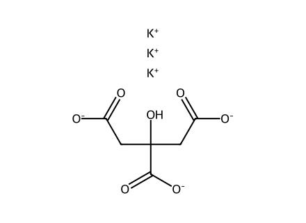 Potassium Citrate molecular structure