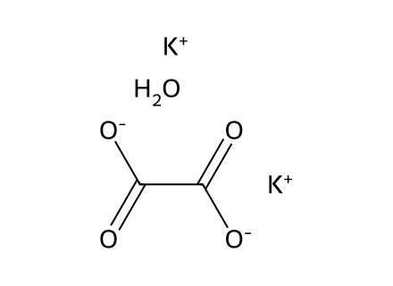 Potassium Oxalate Monohydrate molecular structure