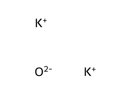 Potassium oxide, super molecular structure