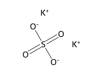 Potassium Sulphate (SOP) molecular structure
