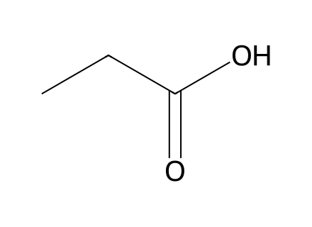 Propionic Acid Technical molecular structure