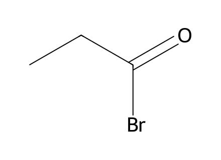 Propionyl Bromide molecular structure