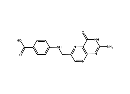 Pteroic Acid molecular structure