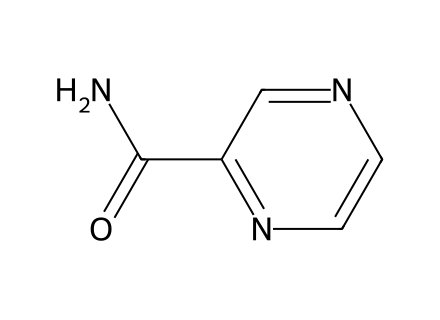 Pyrazinamide molecular structure