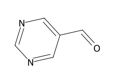 Pyrimidine-5-Carboxaldehyde molecular structure