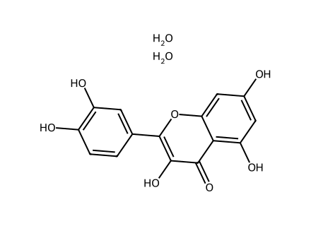 Quercetin Dihydrate molecular structure