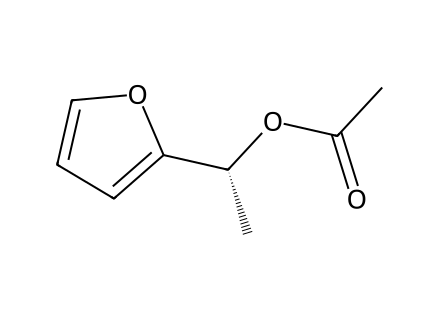(R)-(-)-1-(2-Furyl)ethyl acetate molecular structure