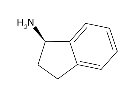 r-1-aminoindan molecular structure