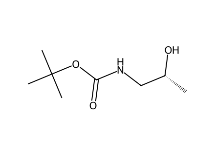 (R)-1-(Boc-amino)-2-propanol molecular structure