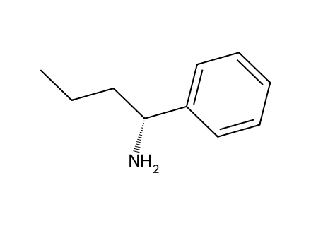 (R)-1-Phenylbutylamine, ChiPros« structural formula