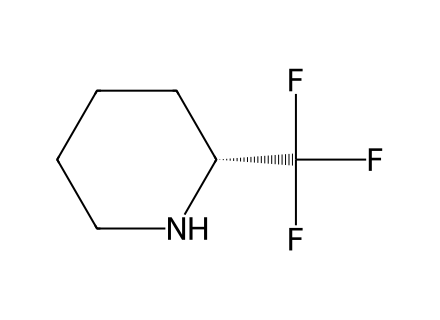 (R)-2-(Trifluoromethyl)Piperidine molecular structure
