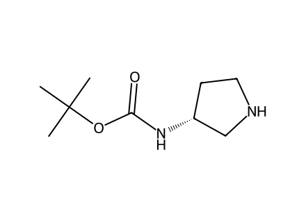 (R)-3-(Boc-Amino)Pyrrolidine molecular structure