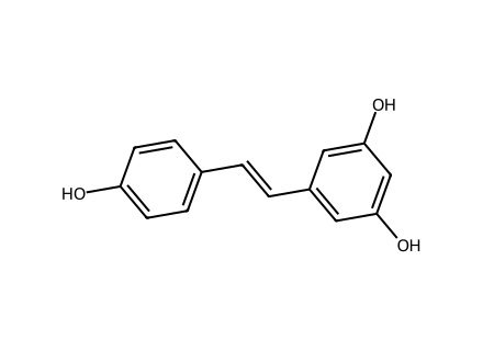 Resveratrol molecular structure