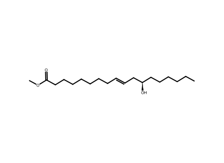 Ricinelaidic Acid Methyl Ester molecular structure