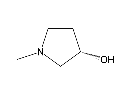 s-1-methyl-3-hydroxypyrrolidine molecular structure